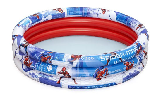 Spiderman 1.22m 3-Ring Pool by Bestway 2+