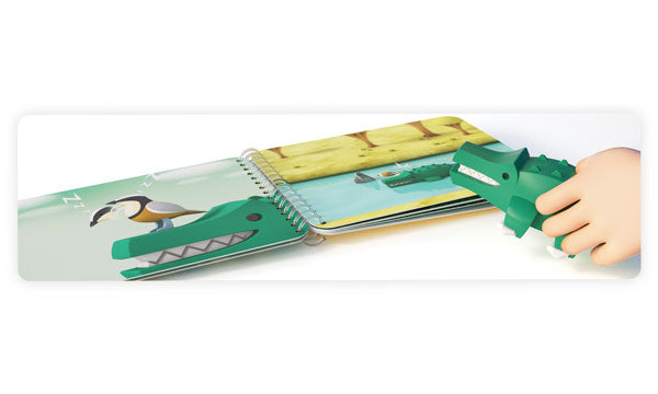 Crocodile - Halftoys Picture Book toy by Brainstorm 3+