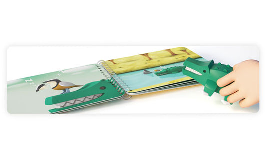 Crocodile - Halftoys Picture Book toy by Brainstorm 3+