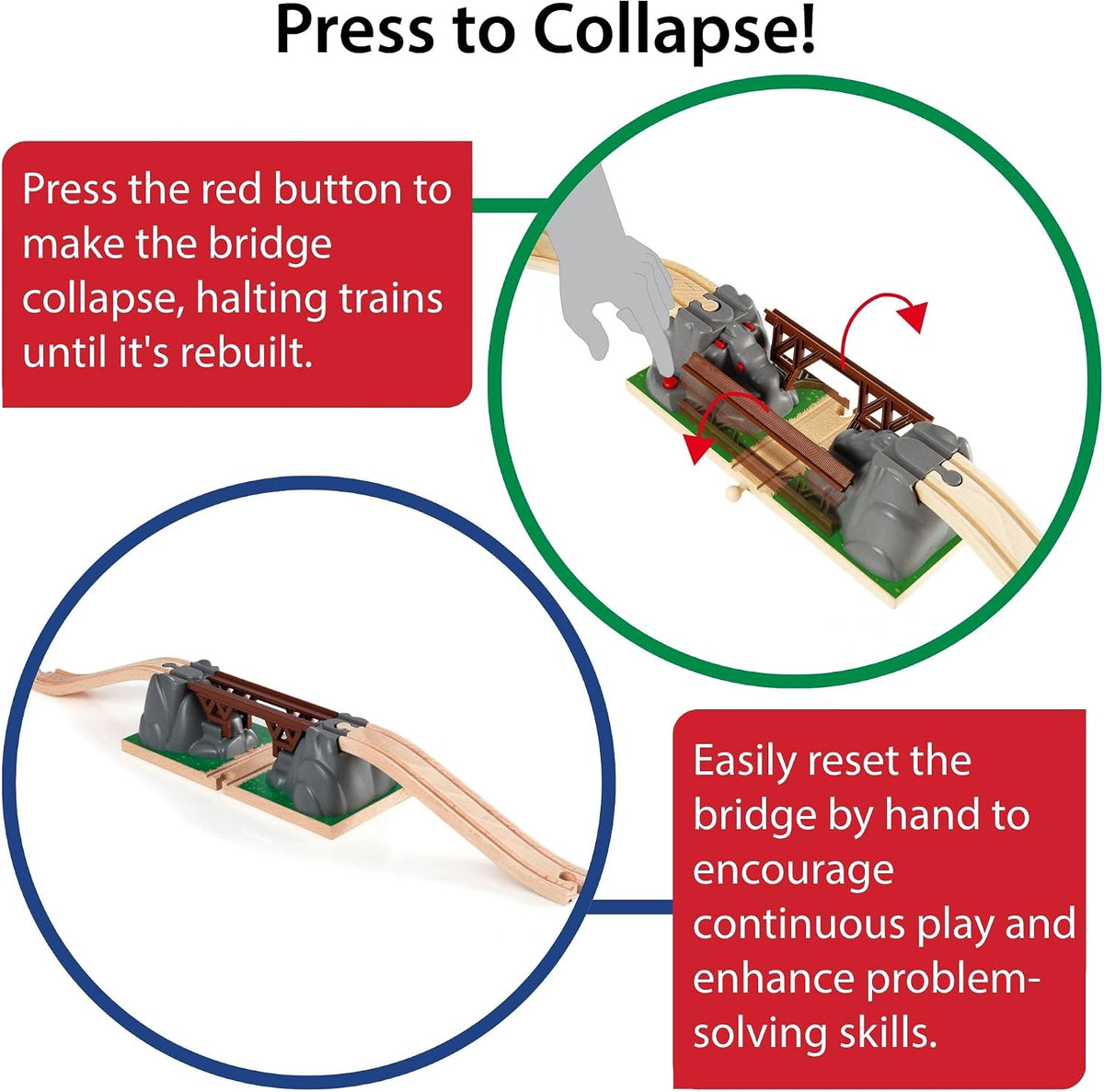 BRIO World Collapsing Bridge 33391 3+