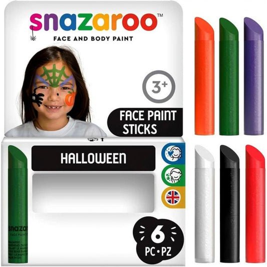 Snazaroo Face and Body Paint 6pc 3+