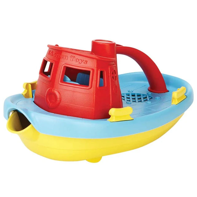 Eco Tugboat (Red) by Green Toys 6m+ Recycled Plastic Range