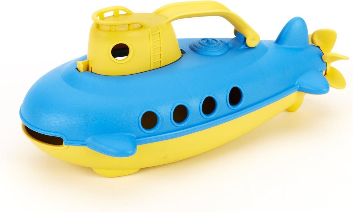 Eco Submarine Yellow and Blue (Yellow Handle) by Green Toys 6m+