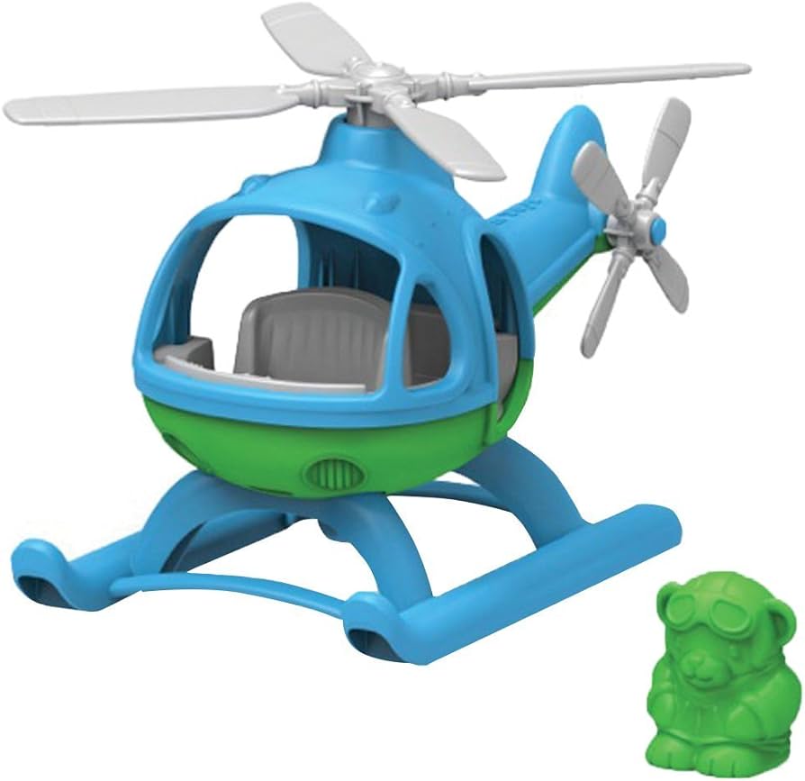 Eco Blue Helicopter by Green Toys 2+ Recycled Plastic Range