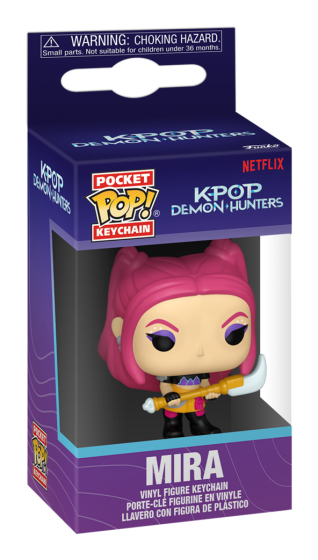 Funko POP! K-Pop Demon Hunters Vinyl Keychain Mira 3+