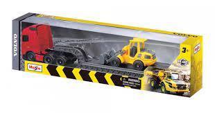 Maisto Mini Working Machines Big Hauler Set Volvo FH16 3+