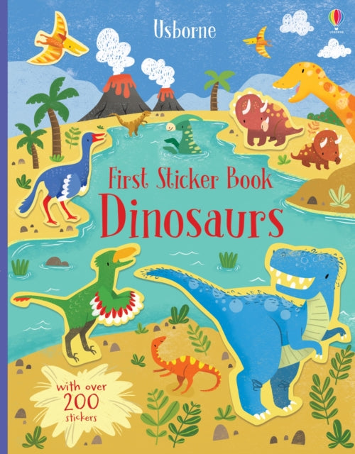 Usborne Little First Stickers Dinosaurs by Hannah Watson 3+