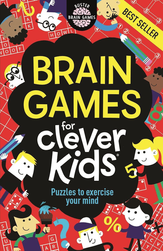 Brain Games For Clever Kids by Dr Gareth Moore Ages 7 - 10