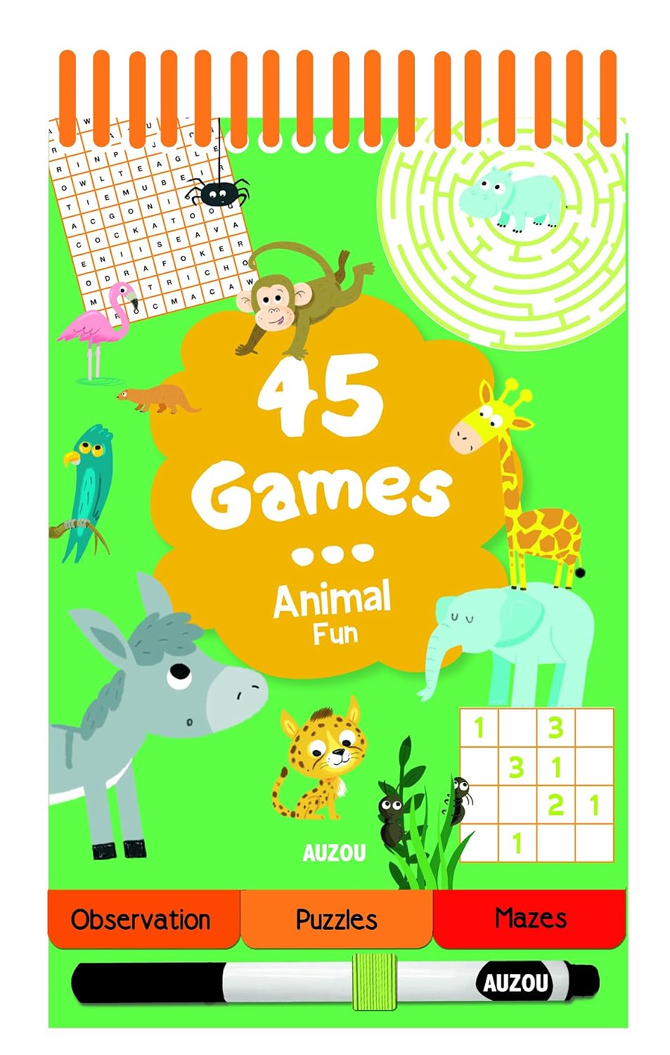 45 Games Animal Fun 5+