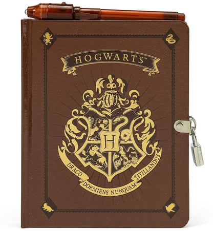 Harry Potter: Hogwarts Lock & Key Diary with Invisible Ink Pen
