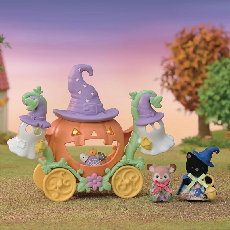 Sylvanian Families Pumpkin Carriage Playset 5869 by Epoch 3+
