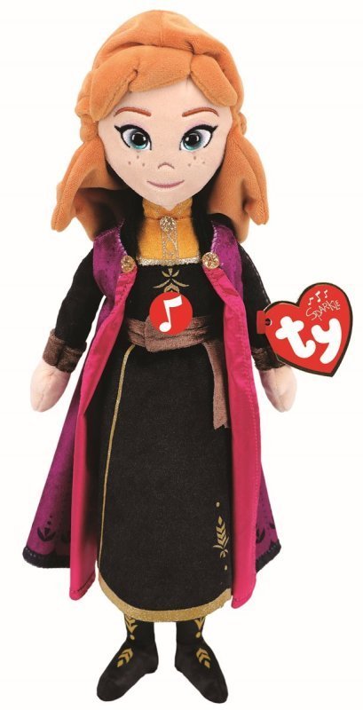 Anna TY Beanie With Sound 40cm Medium Frozen 2 Character