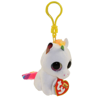 Pixy the Unicorn Soft Toy Key Clip Ty Beanie Plush DOB May 26