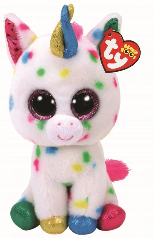 Harmonie the Unicorn 24cm Ty Beanie Soft Toy DOB September 7