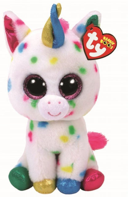 Harmonie the Unicorn 24cm Ty Beanie Soft Toy DOB September 7