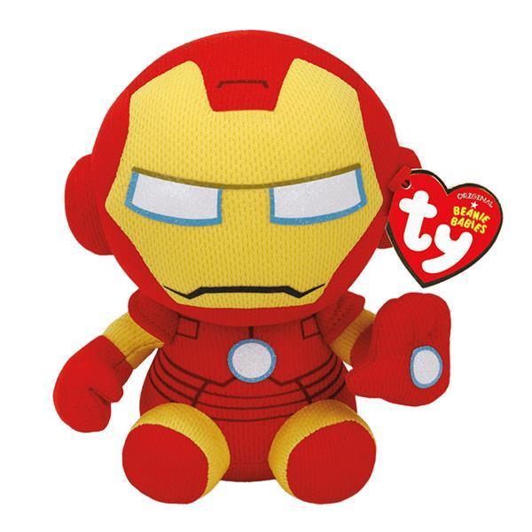 Ty Beanie Babies Marvel Comics Iron Man 15cm Soft Toy