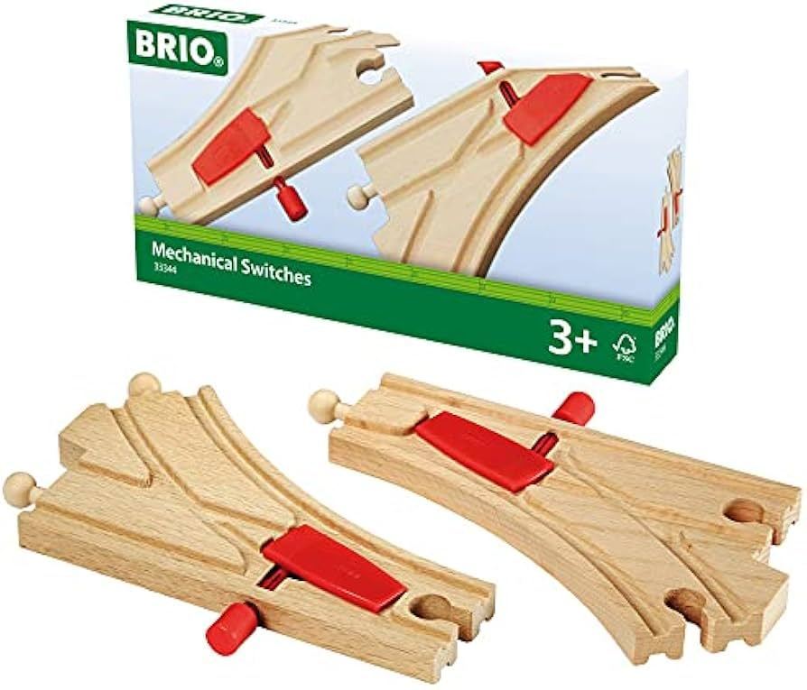 Brio Mechanical Switches 33344 For Wooden Train Sets 3+