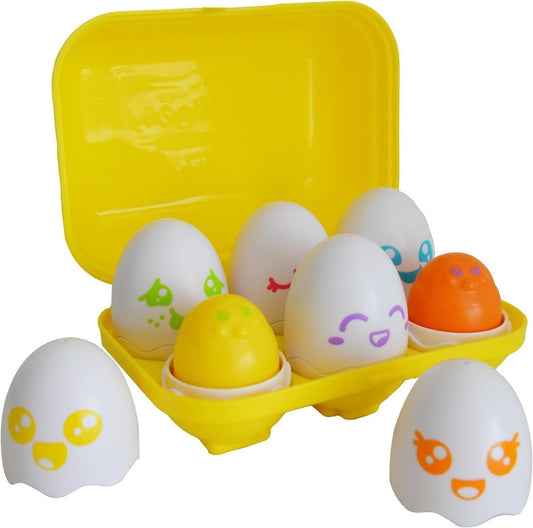 Toomies Hide and Squeak Shape Sorting Eggs by Tomy 6m+