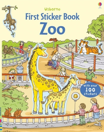 First Sticker Book Zoo with 100 Sticker by Usborne