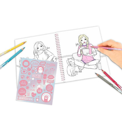 TOPModel Colouring Book - CUTIE STAR 412434_A