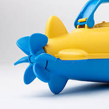 Eco Submarine Yellow and Blue Green Bath Toy