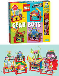 LEGO Gear Bots 62 Technic Construction Pieces and Book by Klutz
