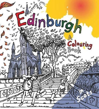 Edinburgh A Colouring Book - in Scots too