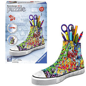 Graffiti Sneaker 108 Piece 3D Jigsaw Puzzle by Ravensburger
