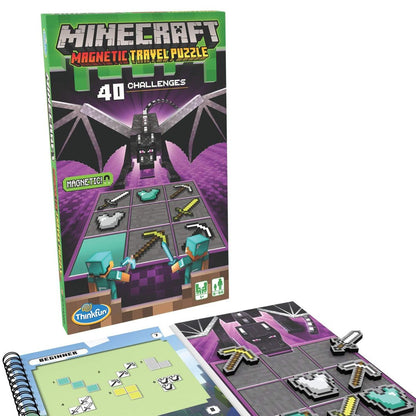 Minecraft Magnetic Travel Puzzle Game 8+ By Think Fun