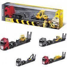 Maisto Mini Working Machines Big Hauler Set Volvo FH16 3+