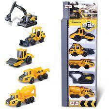 Volvo Construction 5 Pack Set By Maisto 3+