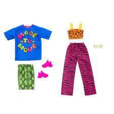 Barbie Clothes 2 Complete Look Outfits for Barbie Doll HJT36