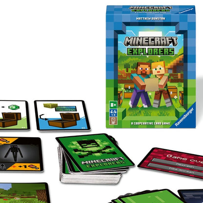 Minecraft Explorers Card Game 8+ Cooperative Play