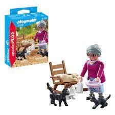 Playmobil Special Plus Grandma with Cats 71172 4+