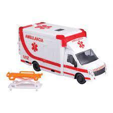 Bburago Municipal Vehicles Ambulance with Stretcher 1:43 3+