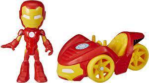 Marvel Spidey and His Amazing Friends Iron Man Car 3+