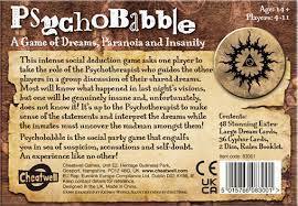 Psychobabble a Social Deduction Game 14+
