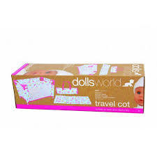 Dolls World Deluxe Travel Cot