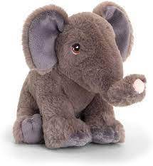 18cm Keel Eco Elephant Soft Toy by Keel Toys SE6118 0+