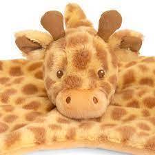 32cm Giraffe  Keel Eco Baby Safari Comfort Blanket