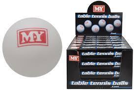 6 Pack of Table Tennis Balls 3+