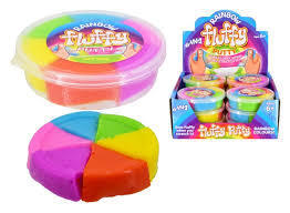 6-in-1 Rainbow Fluffy Putty 6+