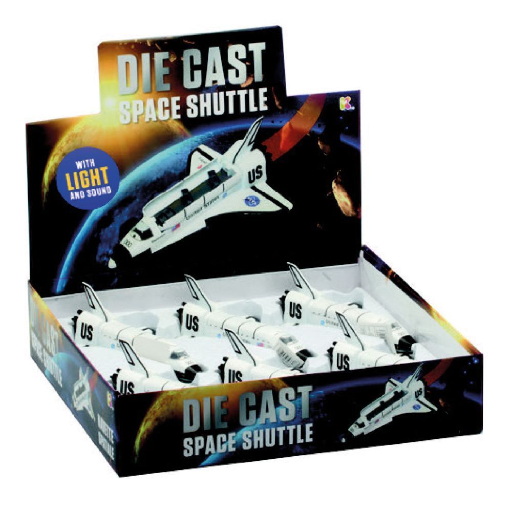 Large Opening Space Shuttle With Light & Sound 3+ Toy Vehicle
