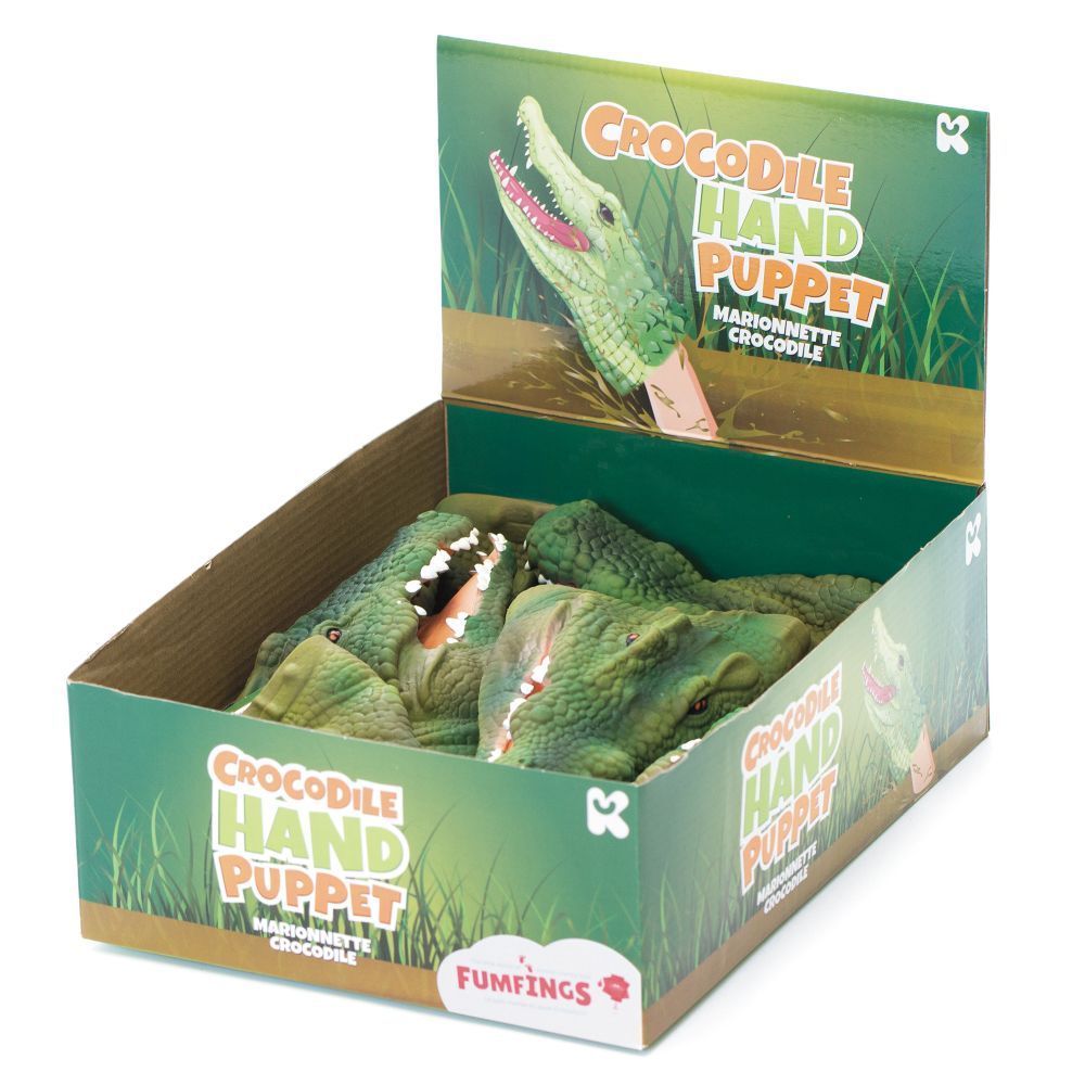 Crocodile Hand Puppet By Keycraft Childrens Toys 3+
