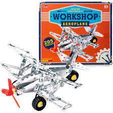 Junior Engineer Workshop Aeroplane Construction Set 8+