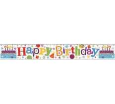 2.5m Happy Birthday Party Banner