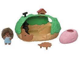 Sylvanian Families Baby Hedgehog Hideout Set 5453 with Figures