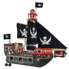 Barbarossa Pirate Ship TY246 by Le Toy Van 3+