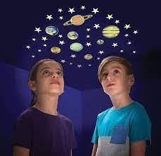 Cosmic Glow in the Dark Stars and Planets Set