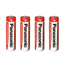 Set of 4 Panasonic AA Batteries